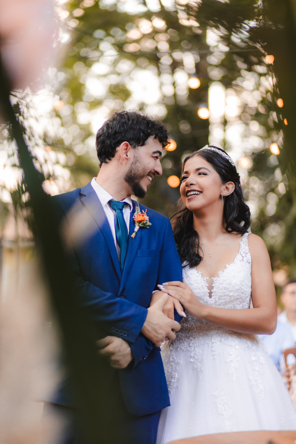 casamento inesquecível emoção sonho realização noiva noivo olhares amor