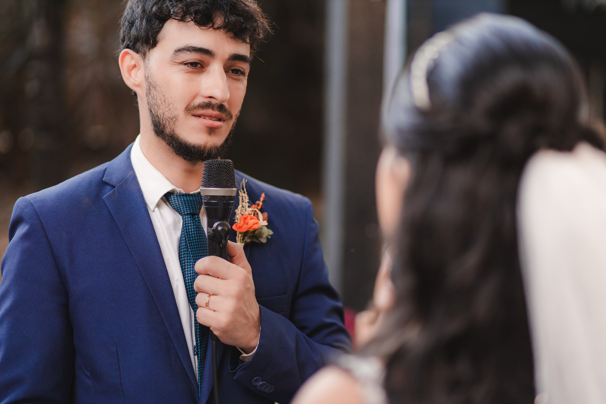 casamento inesquecível emoção sonho realização noiva noivo olhares amor