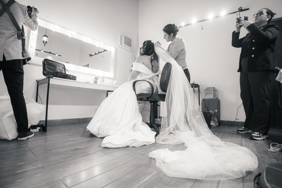 Vestido de Noiva, Casamento, Noiva Making Of, noiva se arrumando, sitio