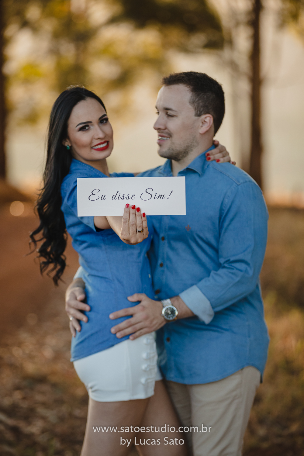 Ela disse sim para o casamento e agora fizemos o ensaio pré casamento na região de São Gotardo-MG.