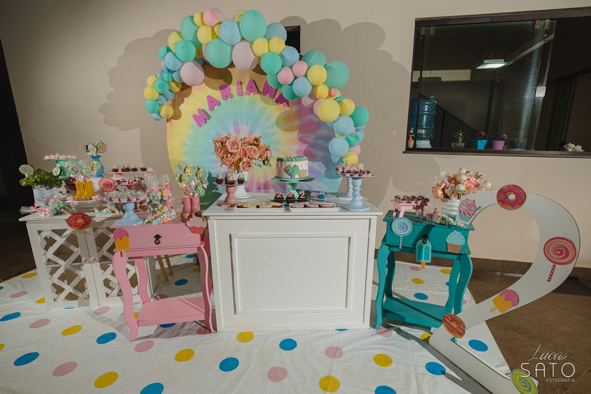 Decoração para festa infantil no município de São Gotardo-MG