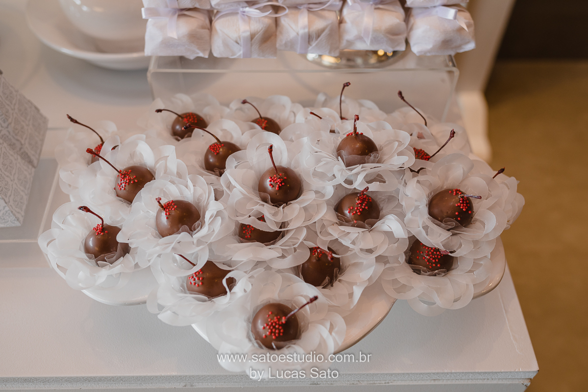 Doces finos para recepção de batismo em São Gotardo-MG. Lucas Sato fotografia.