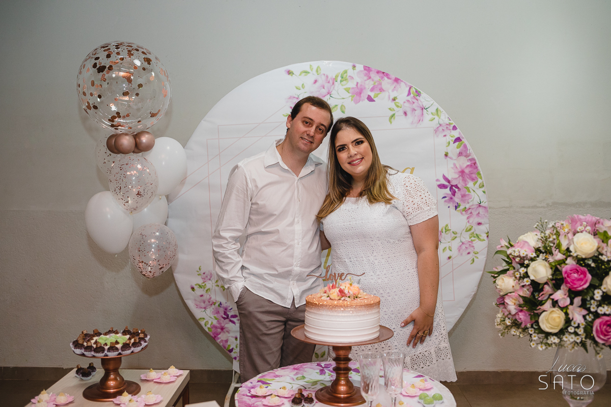 Recepção de noivado simples realizado em São Gotardo