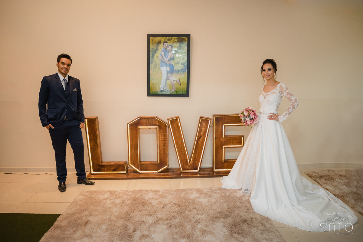 Fotografia de casamento realizado em São Gotardo para casamento evangélico