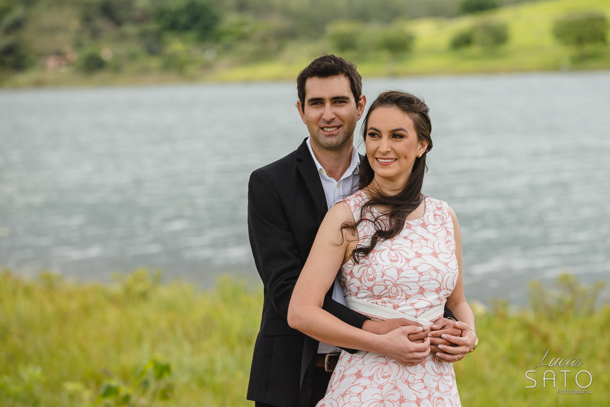 Vestido de noiva para casamento no civil realizado em São Gotardo-MG