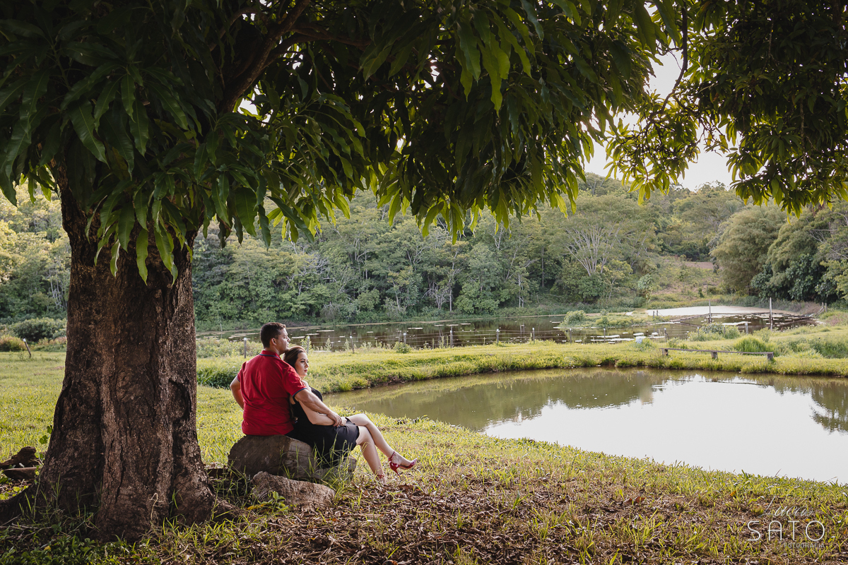 Ensaio de casal na natureza, na Pousada Avalon