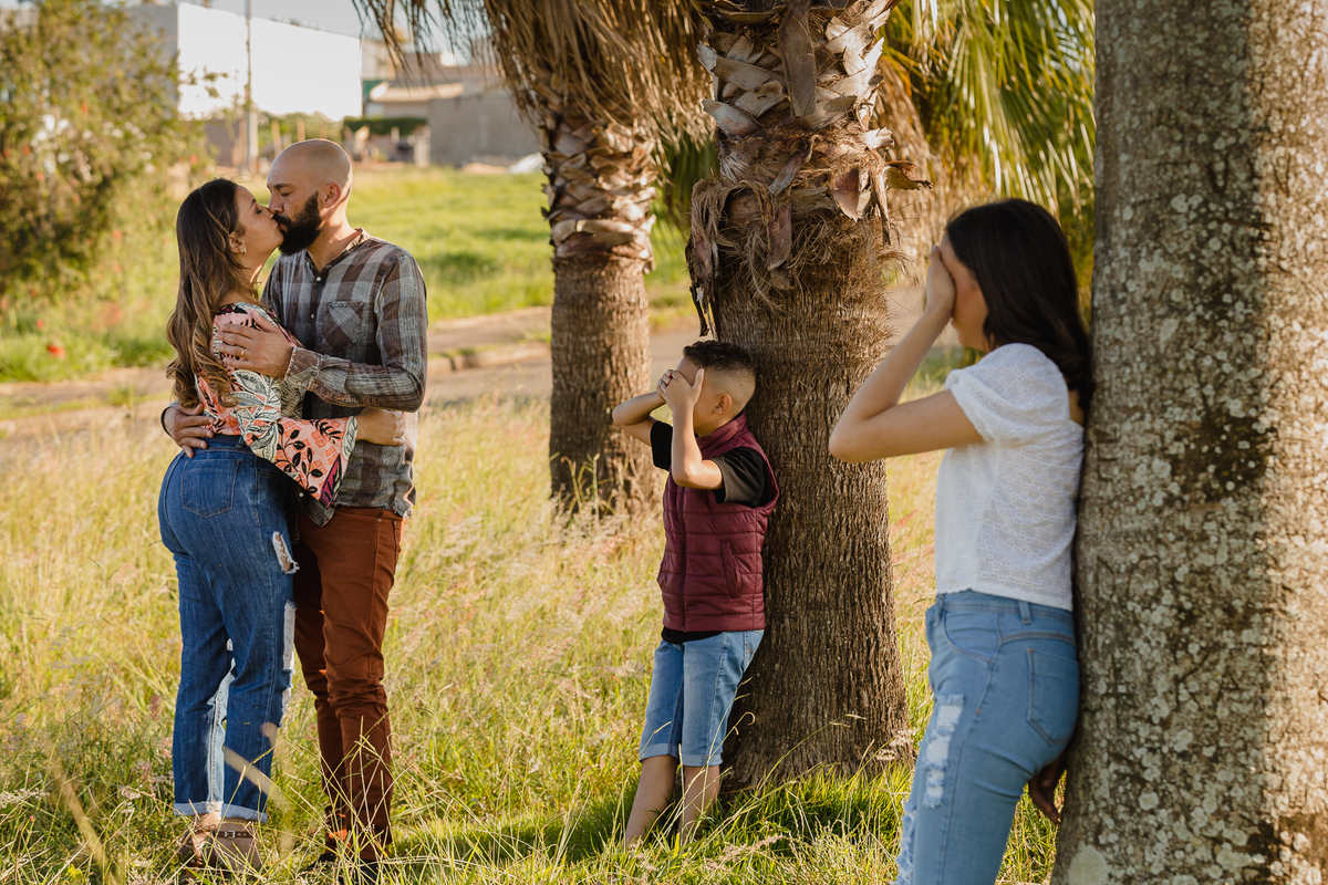 Foto marcante do ensaio de família e book de 14 anos realizado em São Gotardo-MG