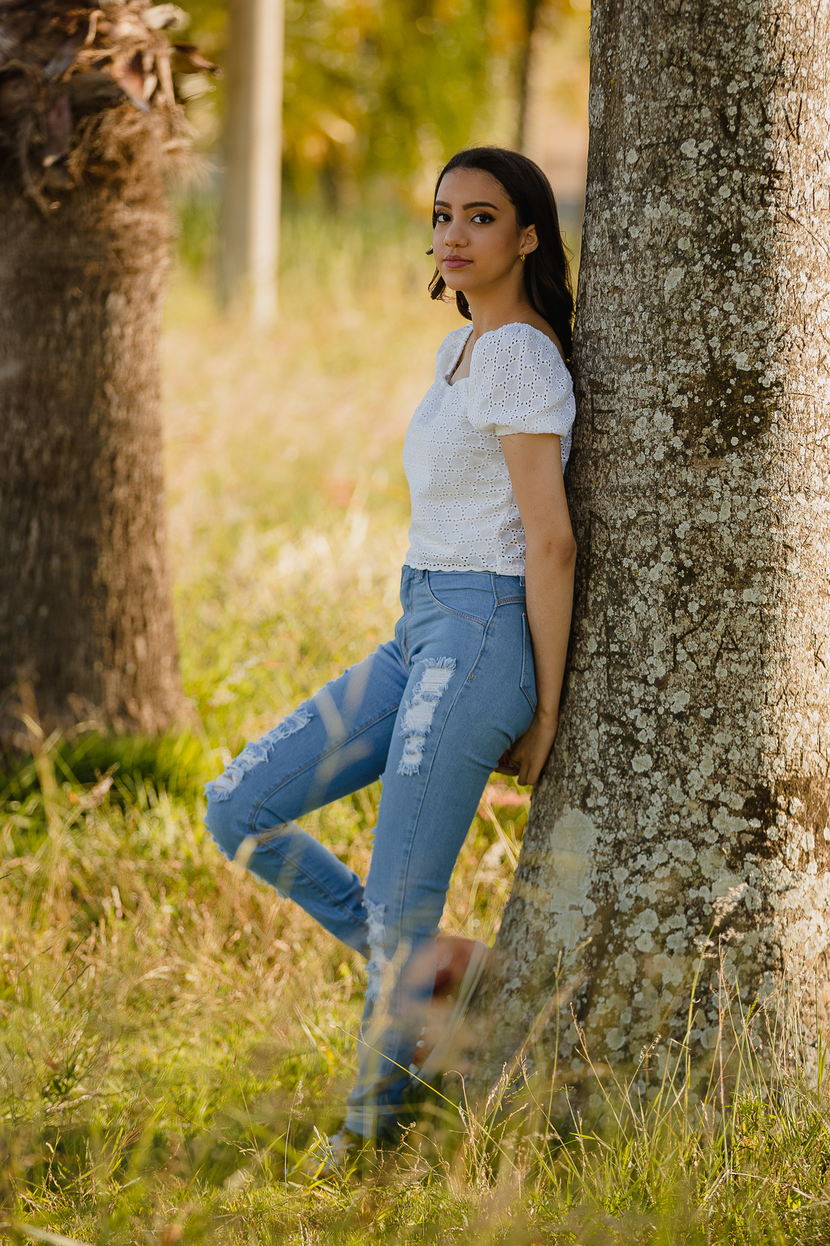 Ensaio ao ar livre da bela Isabella realizado nas ruas de São Gotardo-MG