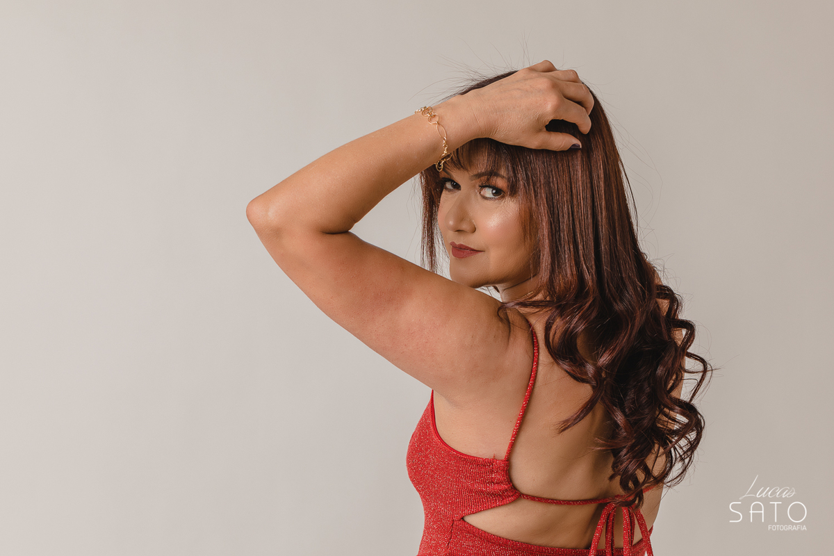 Pose ensaio feminino de 50 anos