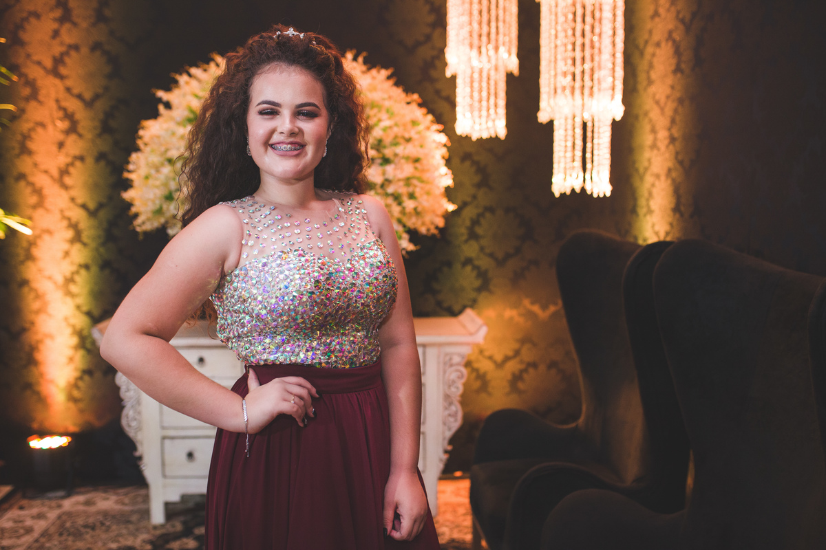 Aniversário 15 anos Isadora Cianorte Paraná Estudio Foco Book Festa fotografia debutante makeup eventos