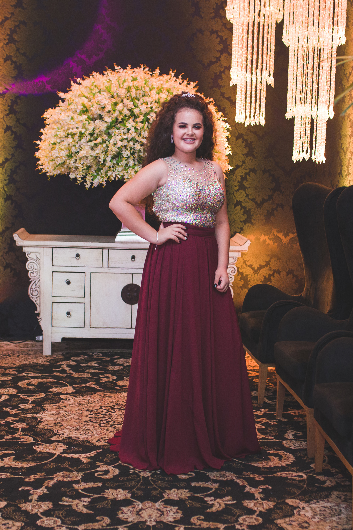 Aniversário 15 anos Isadora Cianorte Paraná Estudio Foco Book Festa fotografia debutante makeup eventos