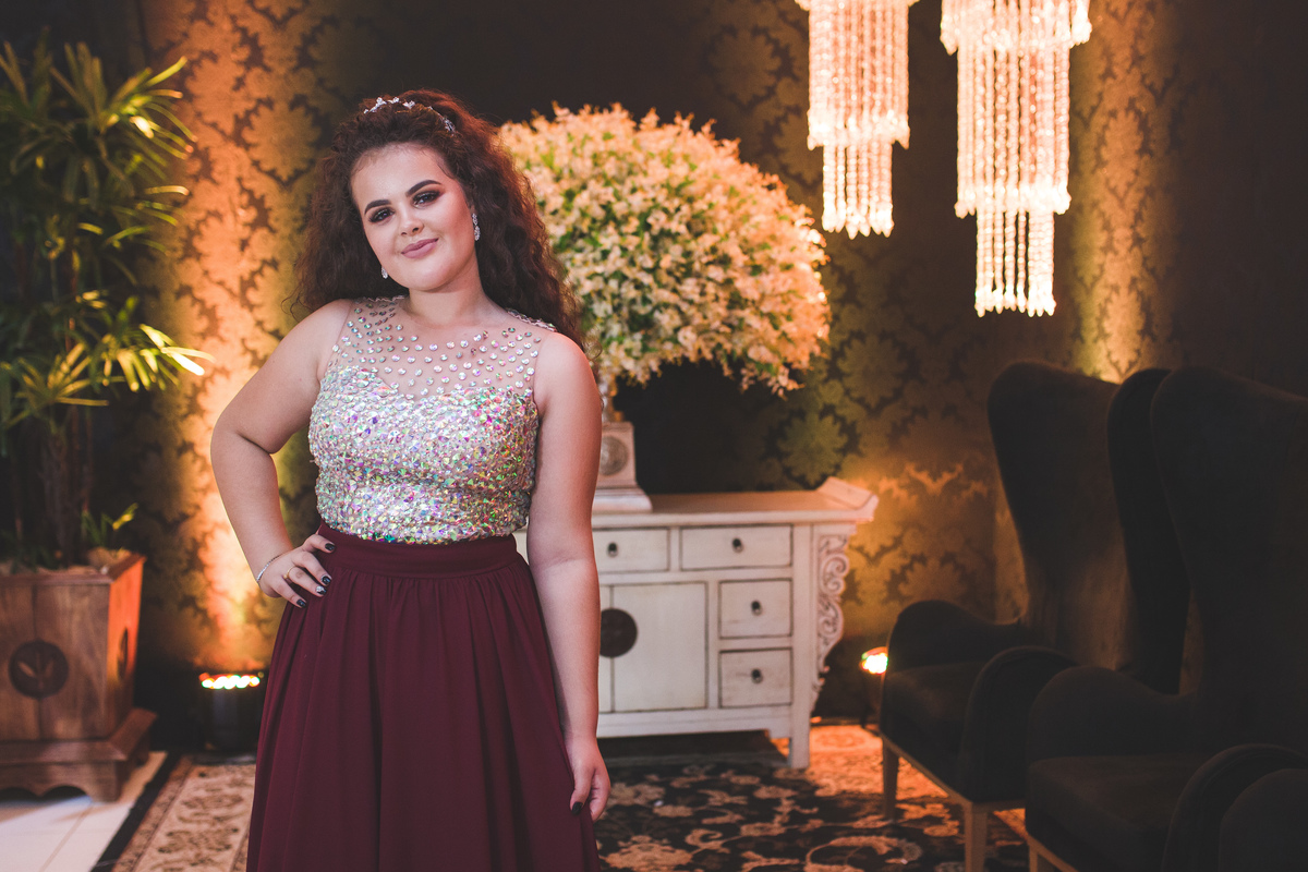 Aniversário 15 anos Isadora Cianorte Paraná Estudio Foco Book Festa fotografia debutante makeup eventos