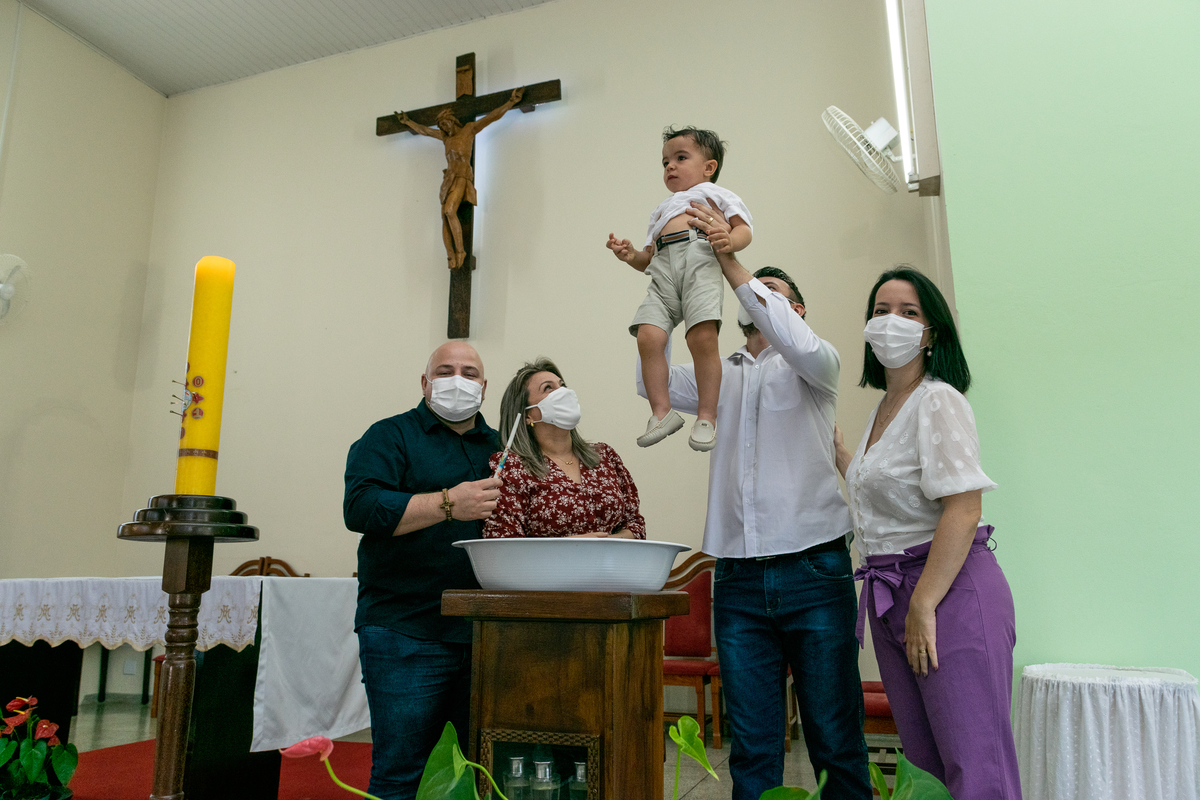 Fotografia de Batismo em Sorocaba/SP