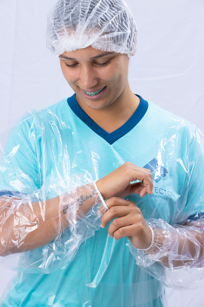 Produção de Banco de Imagens para Ecommerce da empresa Protector Produtos Médico-Hospitalares