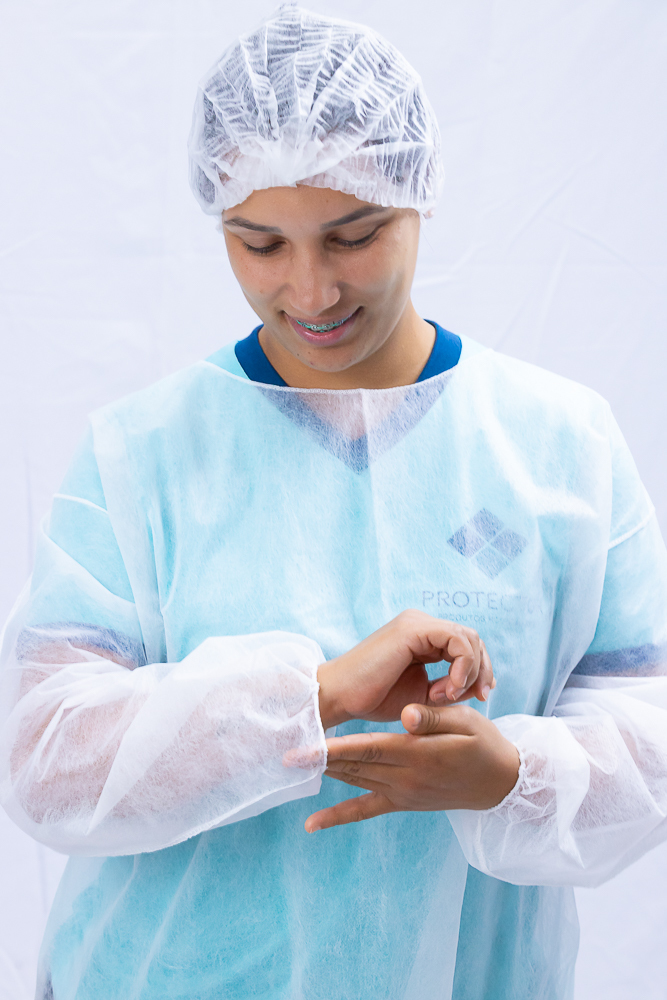 Produção de Banco de Imagens para Ecommerce da empresa Protector Produtos Médico-Hospitalares