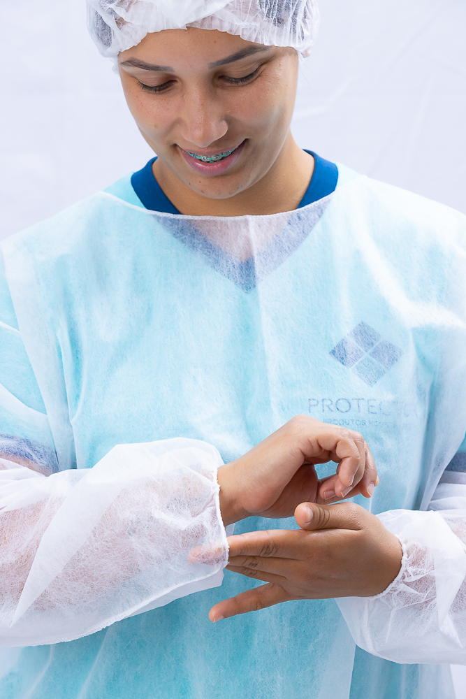 Produção de Banco de Imagens para Ecommerce da empresa Protector Produtos Médico-Hospitalares