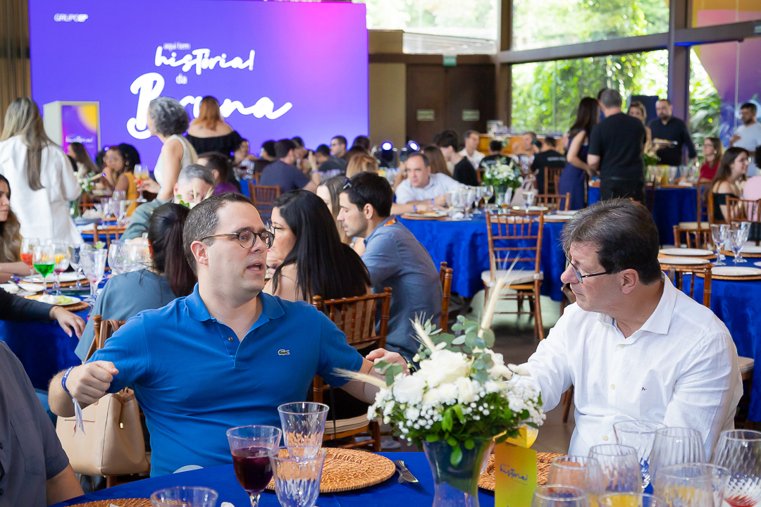 Almoço do evento Aqui Tem História do Grupo EP em Ribeirão Preto