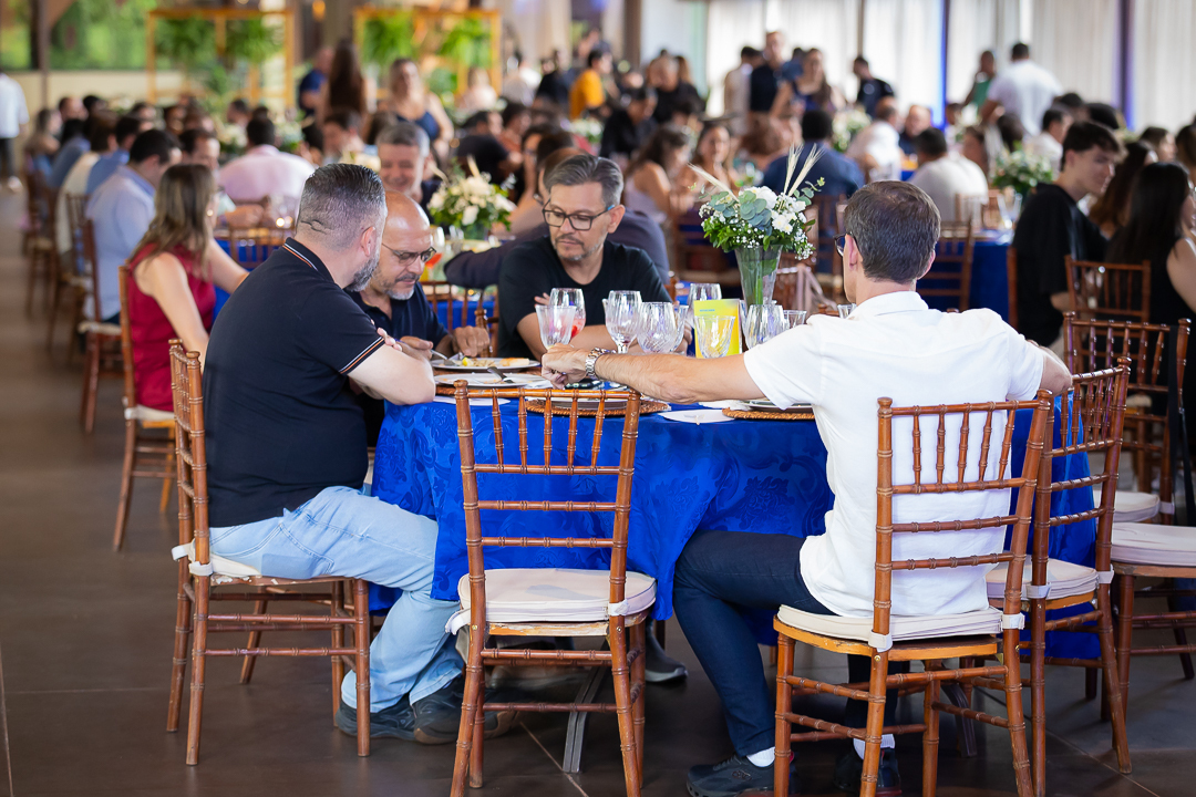 Almoço do evento Aqui Tem História do Grupo EP em Ribeirão Preto