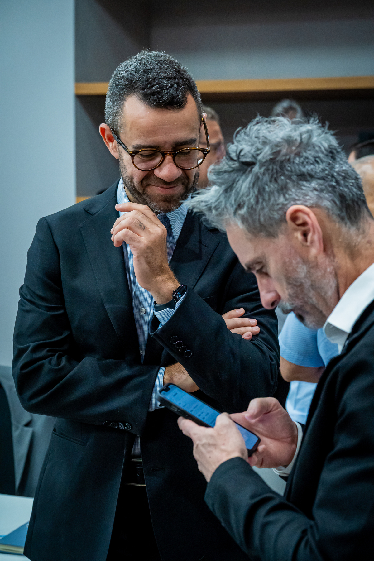 Diretores do Grupo EP na inauguração dos novos estúdios