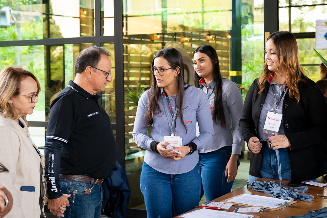 Recepção dos convidados no 7º Encontro de Revendedores Jumil