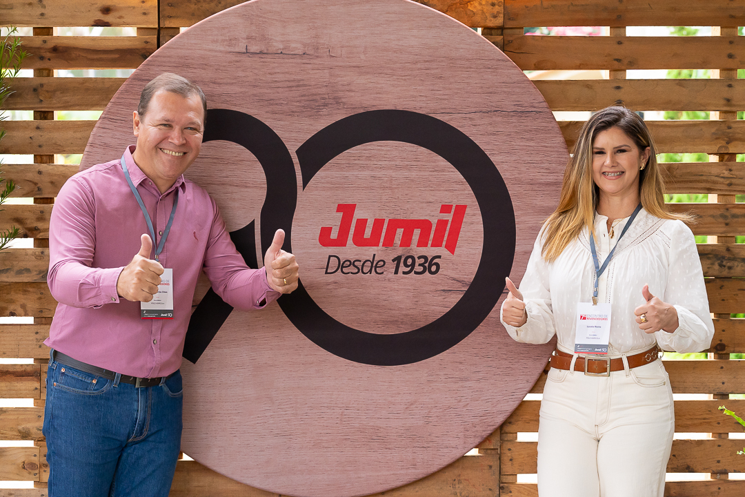 Recepção dos convidados no 7º Encontro de Revendedores Jumil