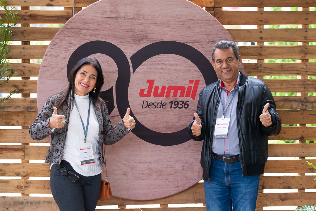 Recepção dos convidados no 7º Encontro de Revendedores Jumil
