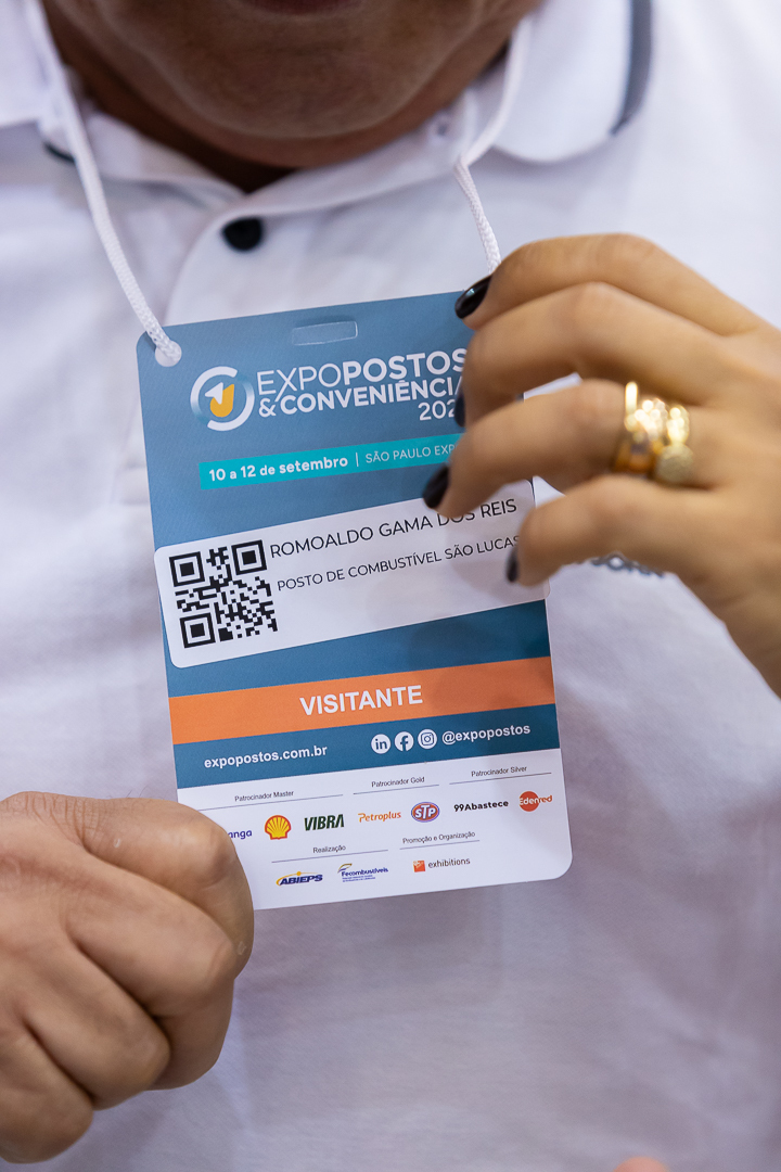 O estande da Larco pronto para receber clientes e parceiros