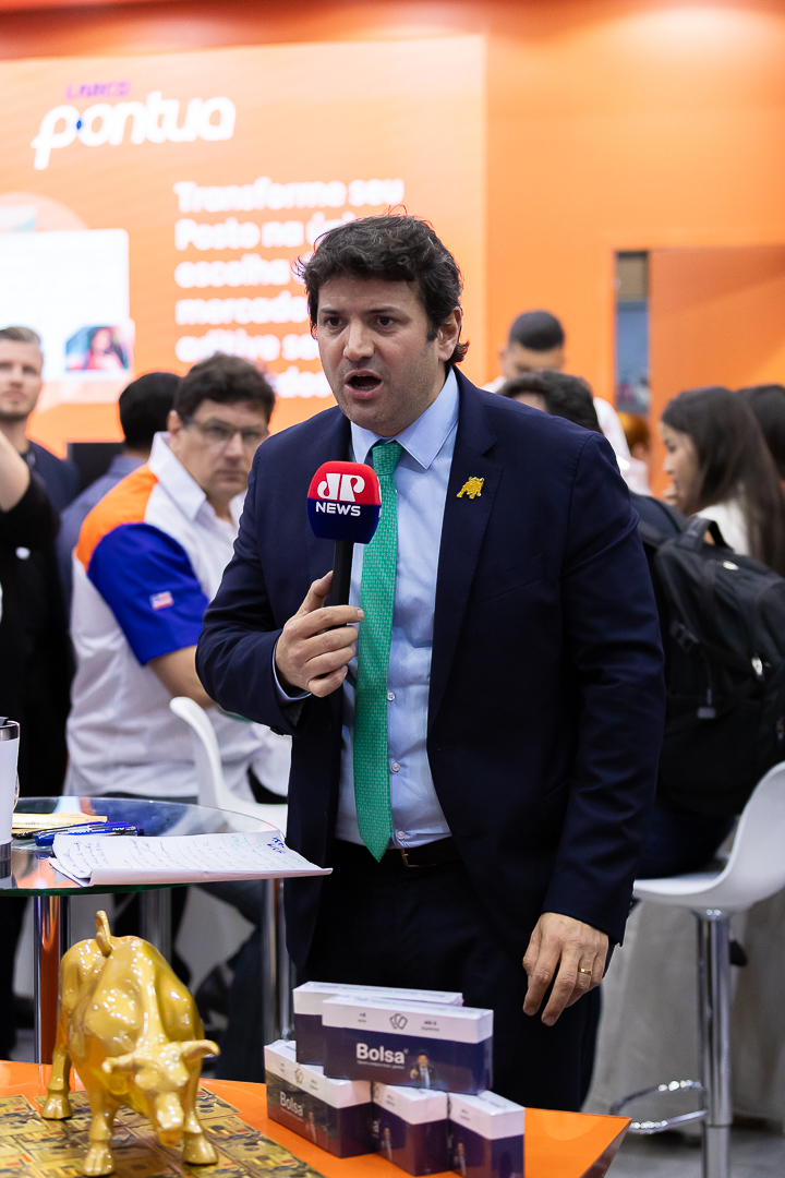 Um dos espaços mais movimentados da feira