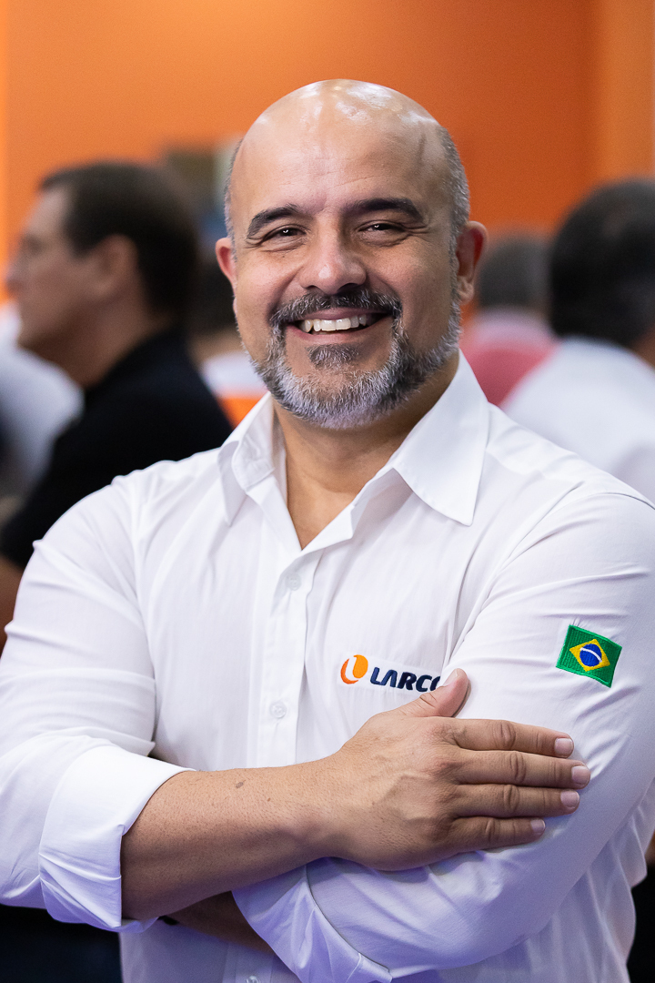Um dos espaços mais movimentados da feira
