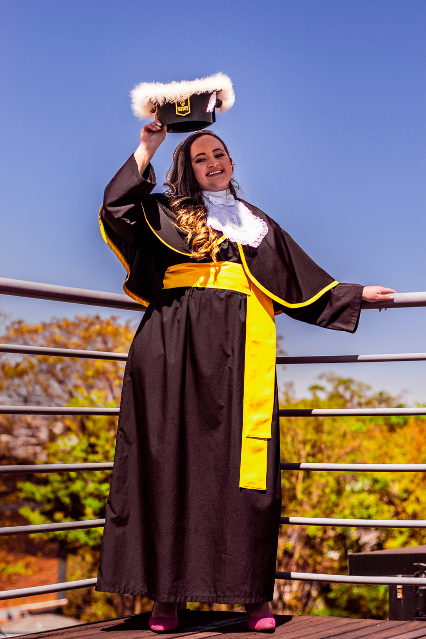 ensaio fotográfico prova de toga