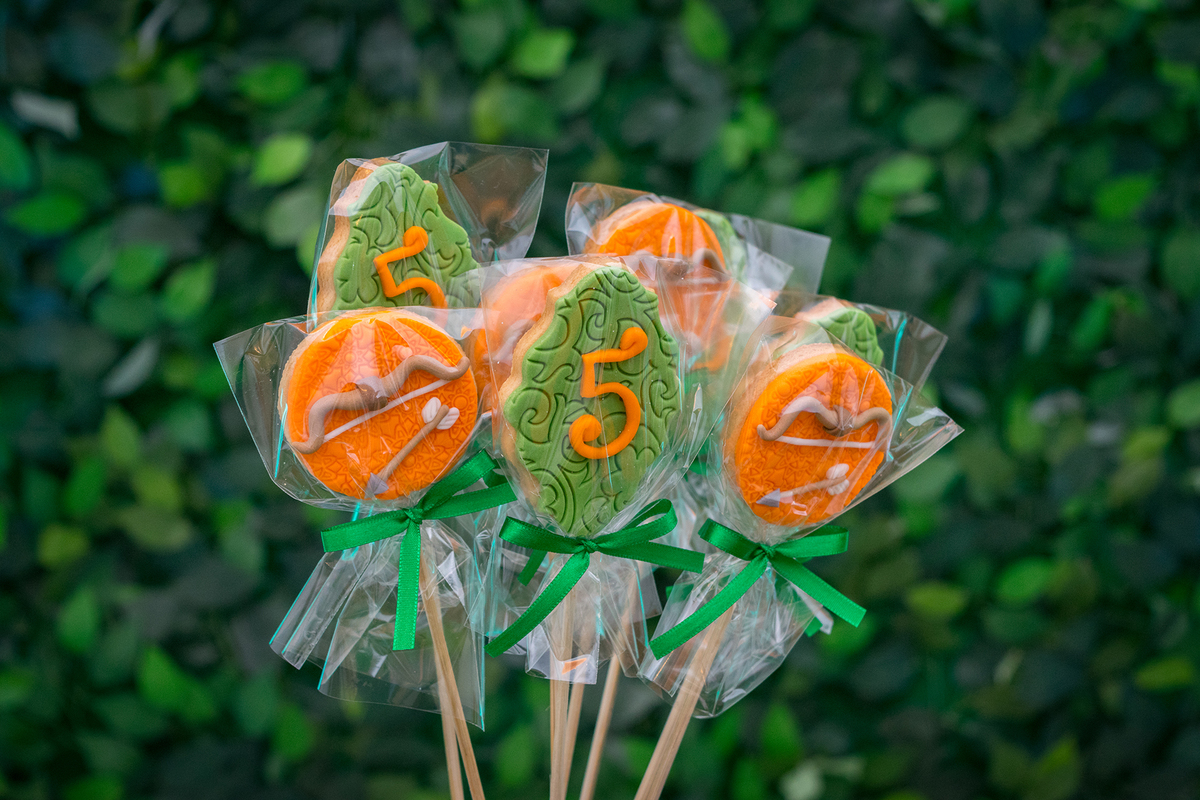 Pirulito - Biscoito Decorado -
 Decoração Valente - Merida