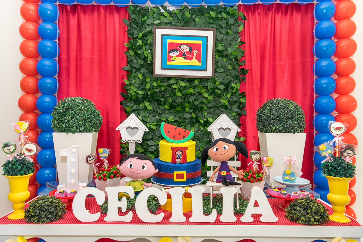 Aniversário - Cecília - Show da Luna - Vestido - Decoração - Temática - Festa Infantil