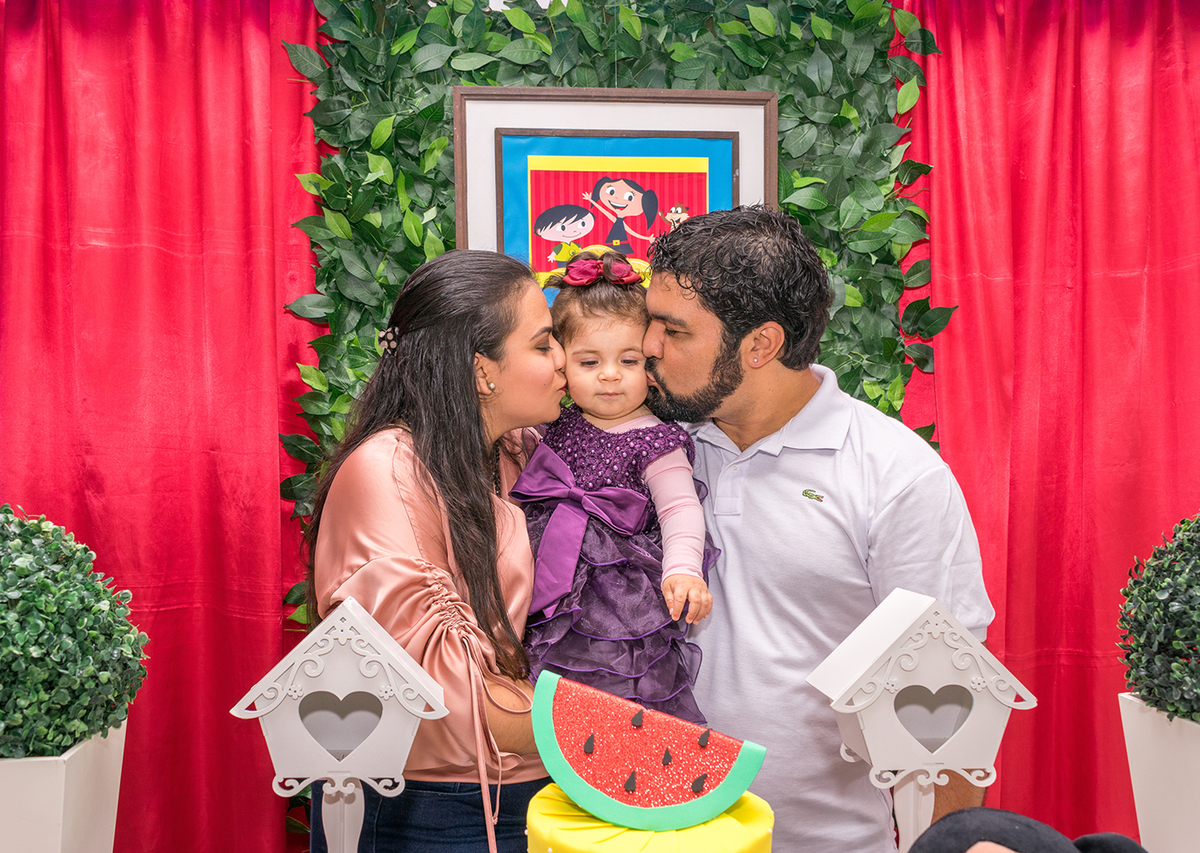 Aniversário - Cecília - Show da Luna - Vestido - Decoração - Temática - Festa Infantil - Papais - Foto de Família