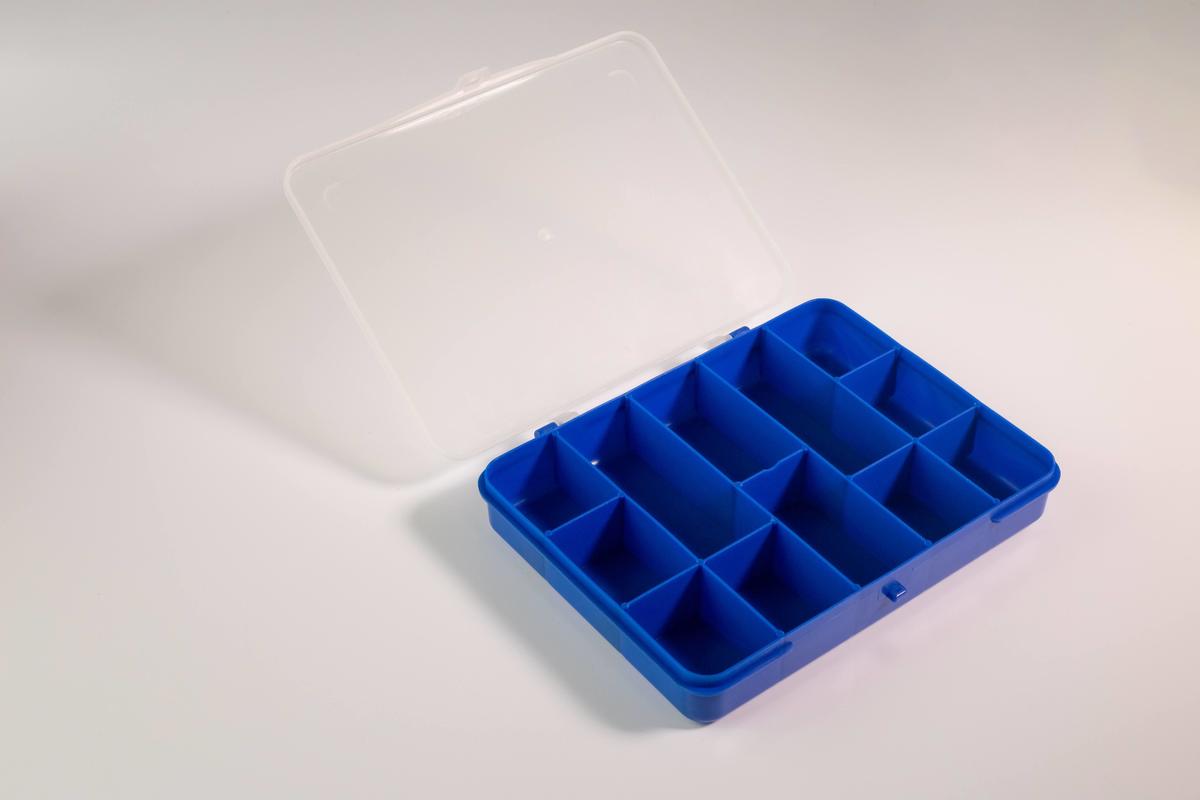 caixa organizadora aberta