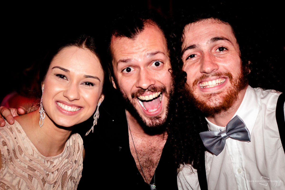 convidados e irmão da noiva