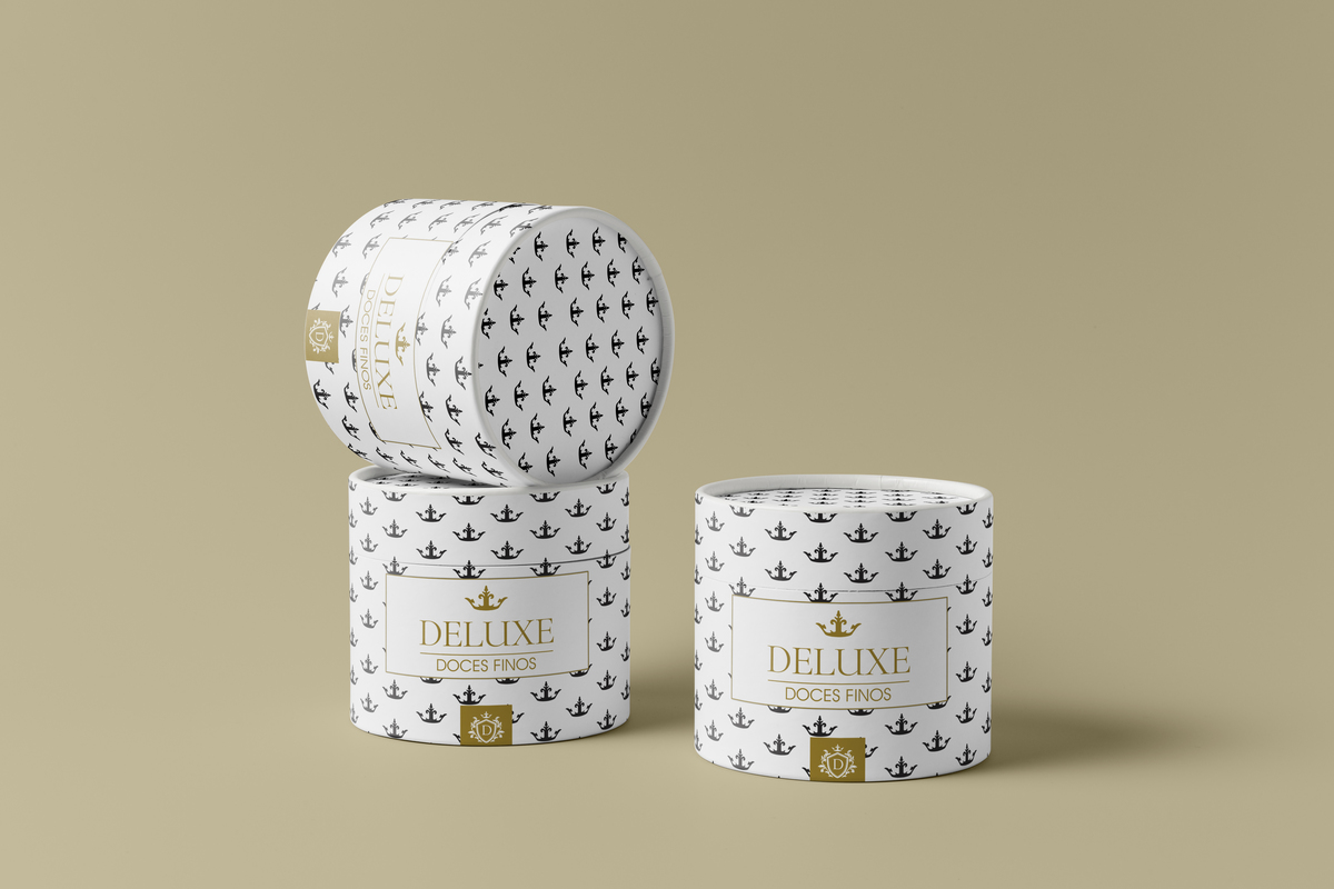 Design de Embalagem para Panettone - Versão Escura