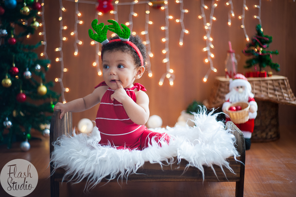 linda bebe posando em seu ensaio de natal no rio de janeiro -RJ