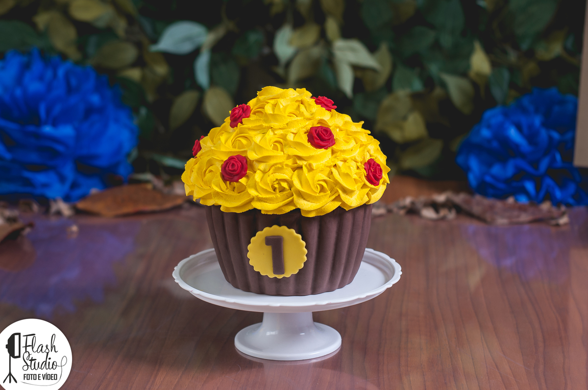 bolo smash the cake / cake smash da bela e a fera no rio de janeiro