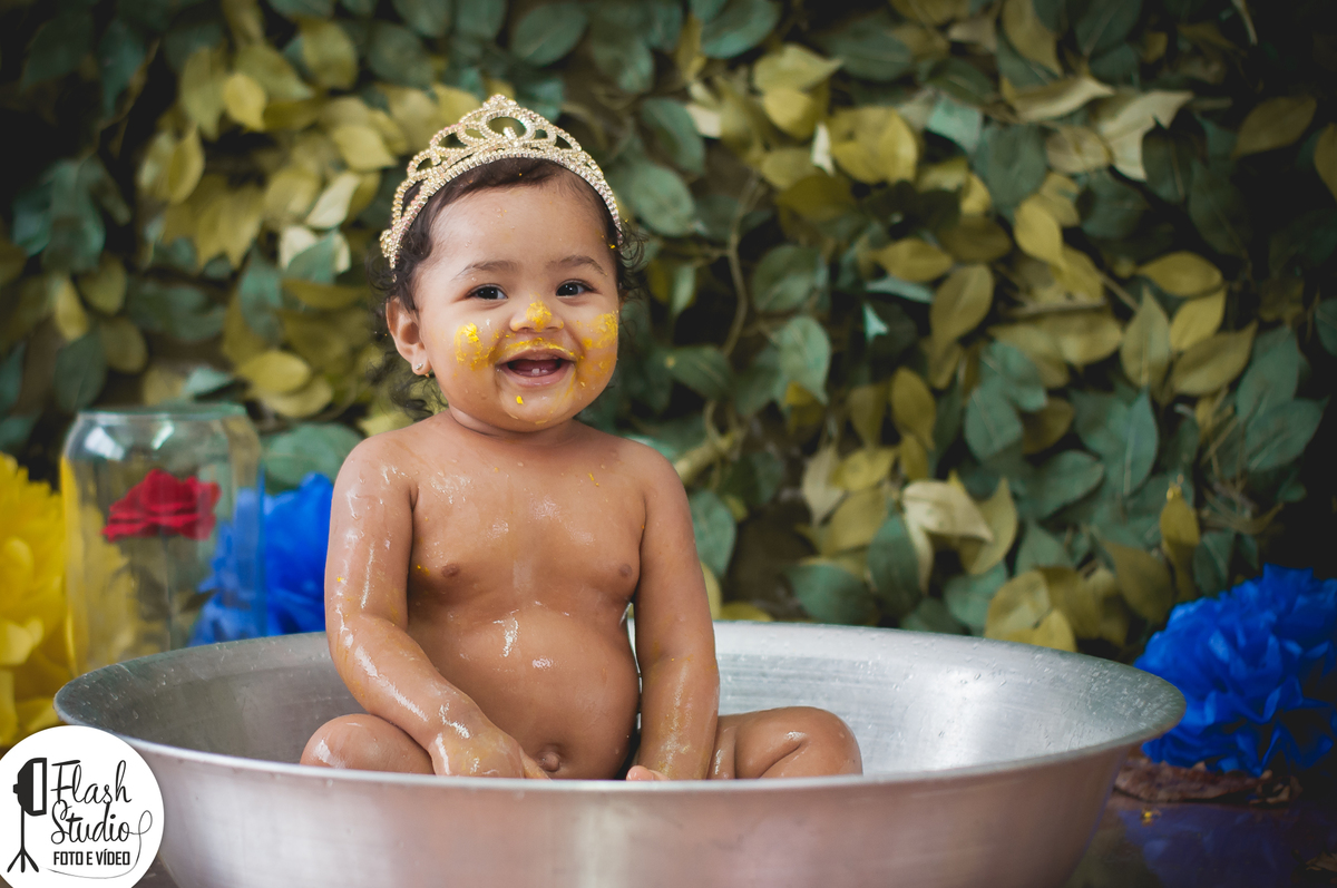hora do banho smash the cake / cake smash da bela e a fera no rio de janeiro
