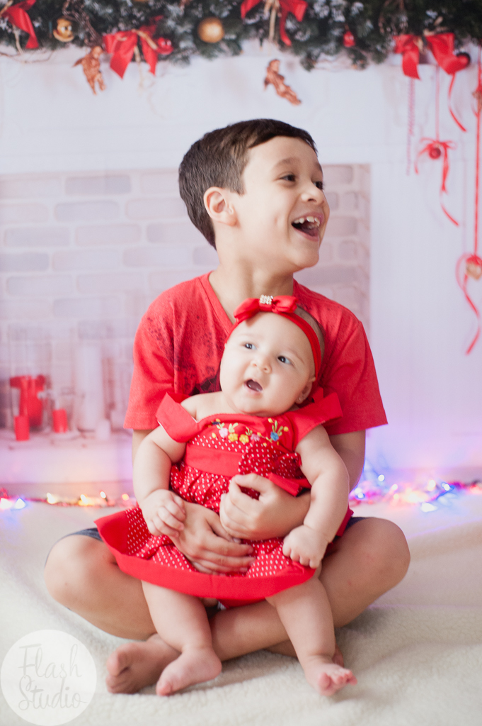 irmãos em ensaio de natal em bangu no rio de janeiro