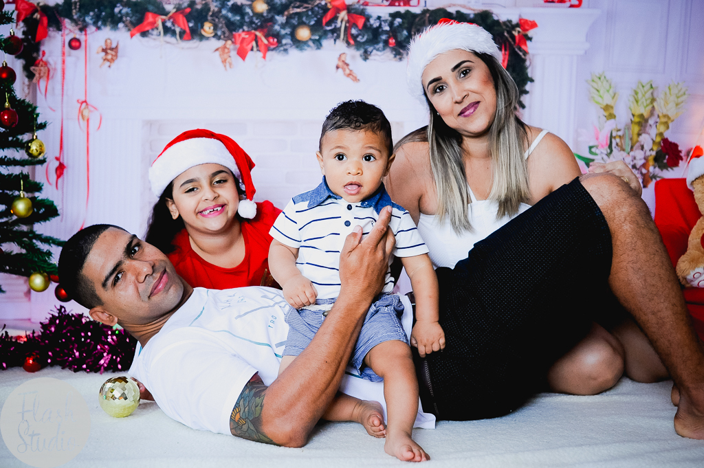 familia completa em um lindo ensaio de natal no rio de janeiro 