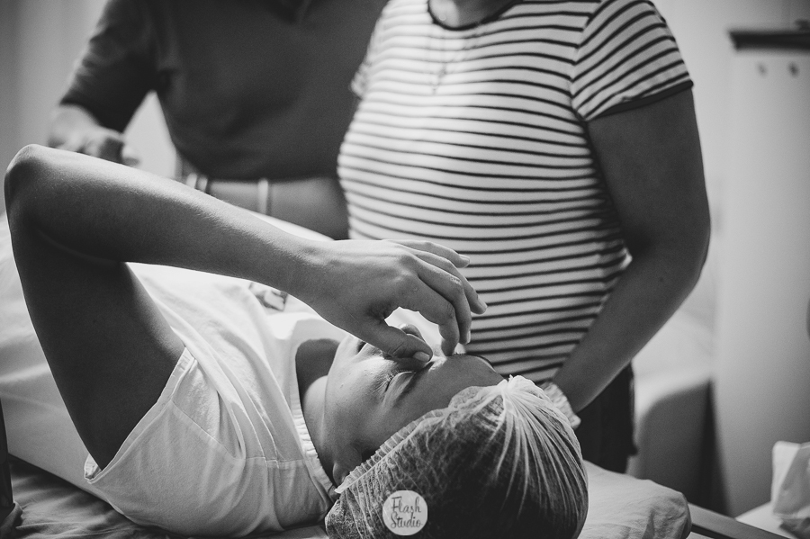 gravida nervosa  no rio de janeiro, no casa de saude nossa senhora do carmo - Fotografia de parto