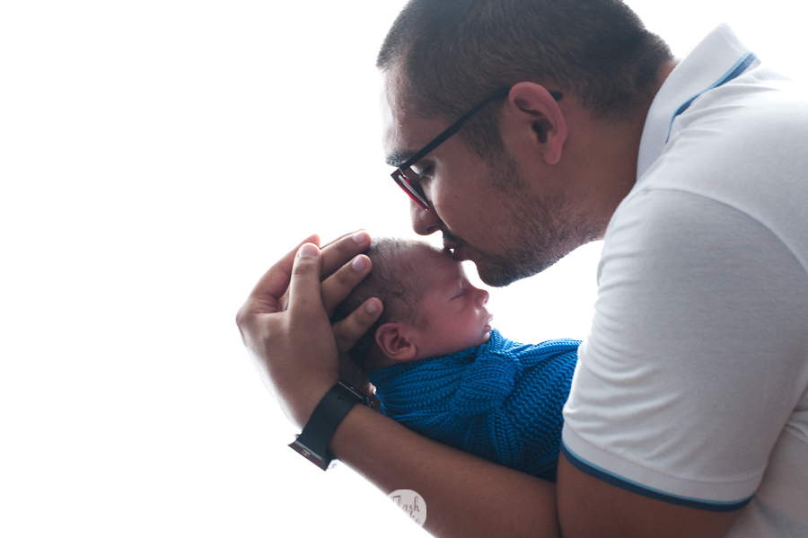 newborn do arthur no rio de janeiro - pai e filho