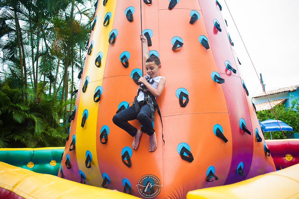 escalada em festa de 1 aninho, do show da luna em campo grande, rio de janeiro