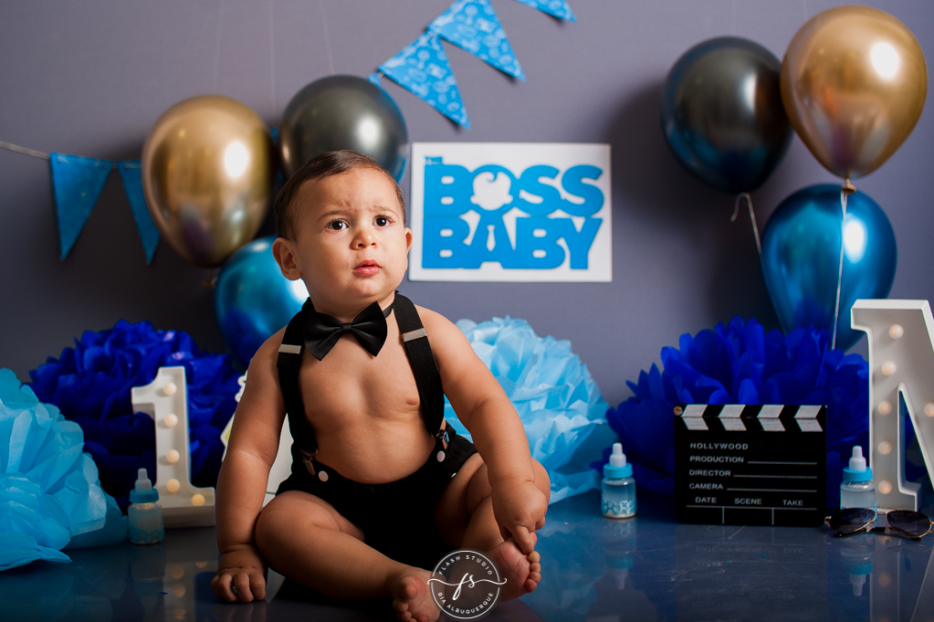 fofura em smash the cake do poderoso chefinho no rio de janeiro