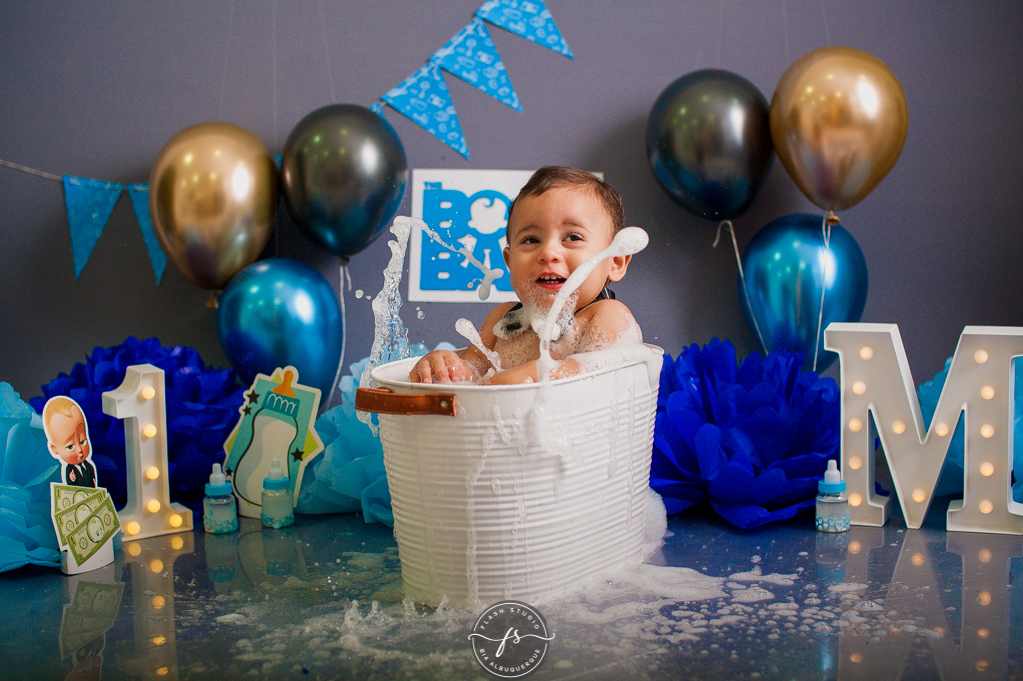 banho em smash the cake do poderoso chefinho no rio de janeiro