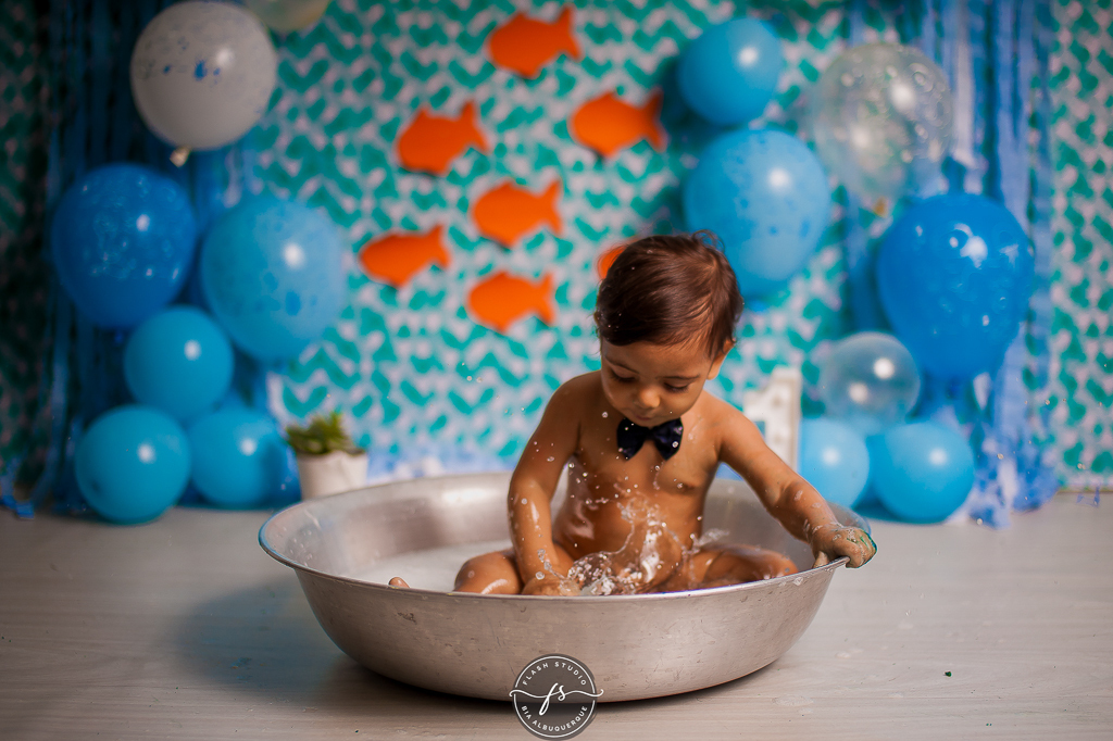 Smash the cake fundo do mar - bangu - rio de janeiro cenario fundo do mar - bebe na hora do banho