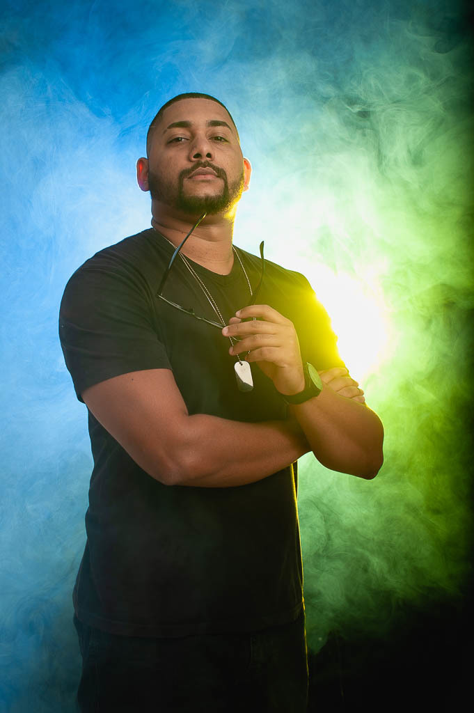 Ensaio com luzes em bangu