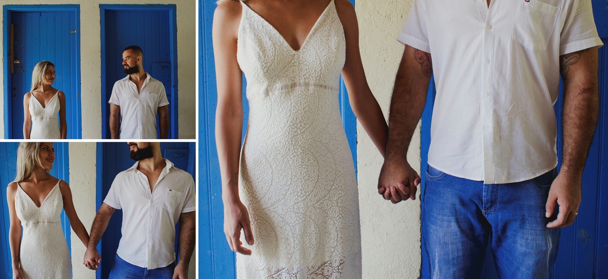 casal com roupas combinando