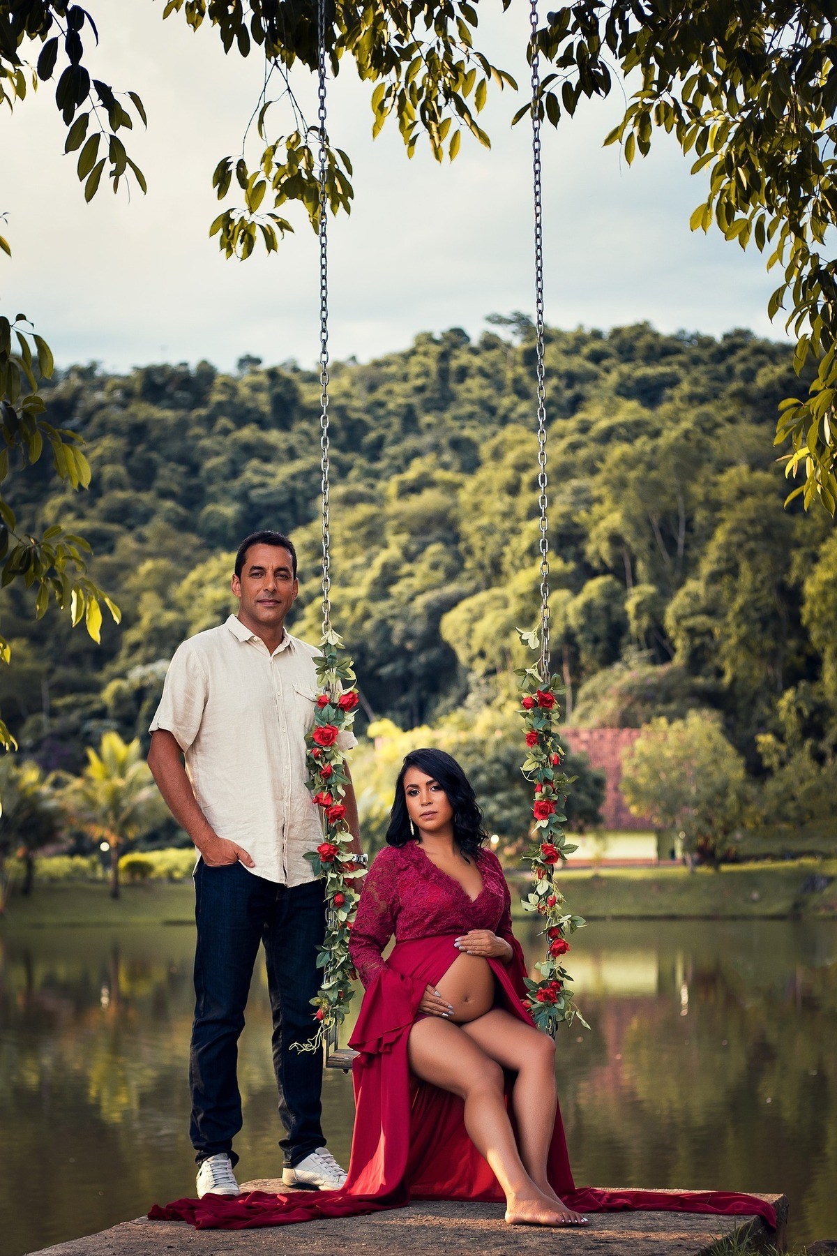 Ensaio gestante na Fazenda Lagos do Vale, à espera do Arthur.